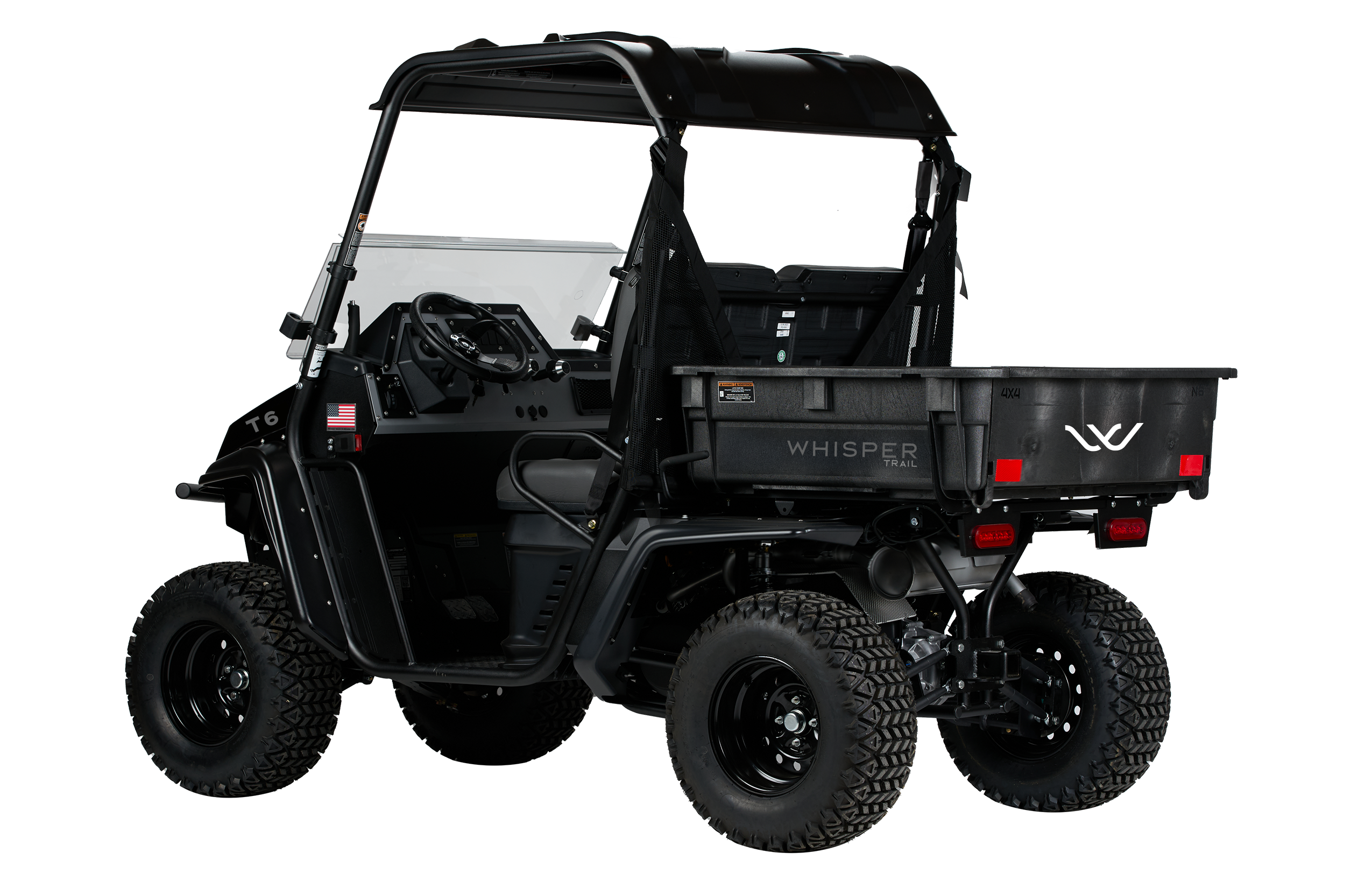 T6 UTV back left view of bed and side of vehicle