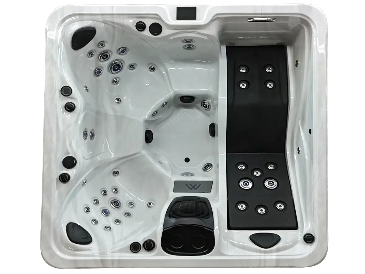 Whisper spa solace model view from the top