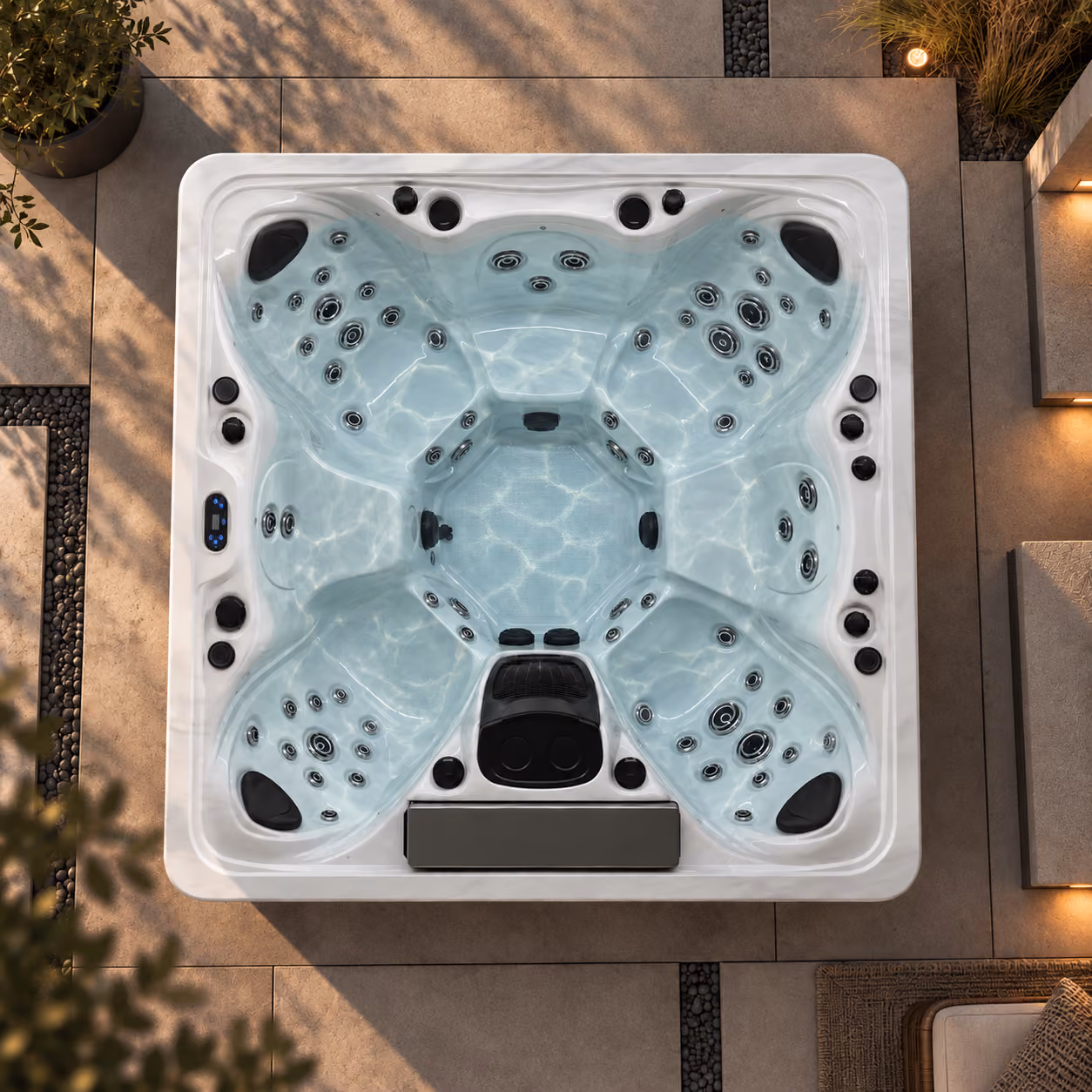 G-32B TV Spa, top view