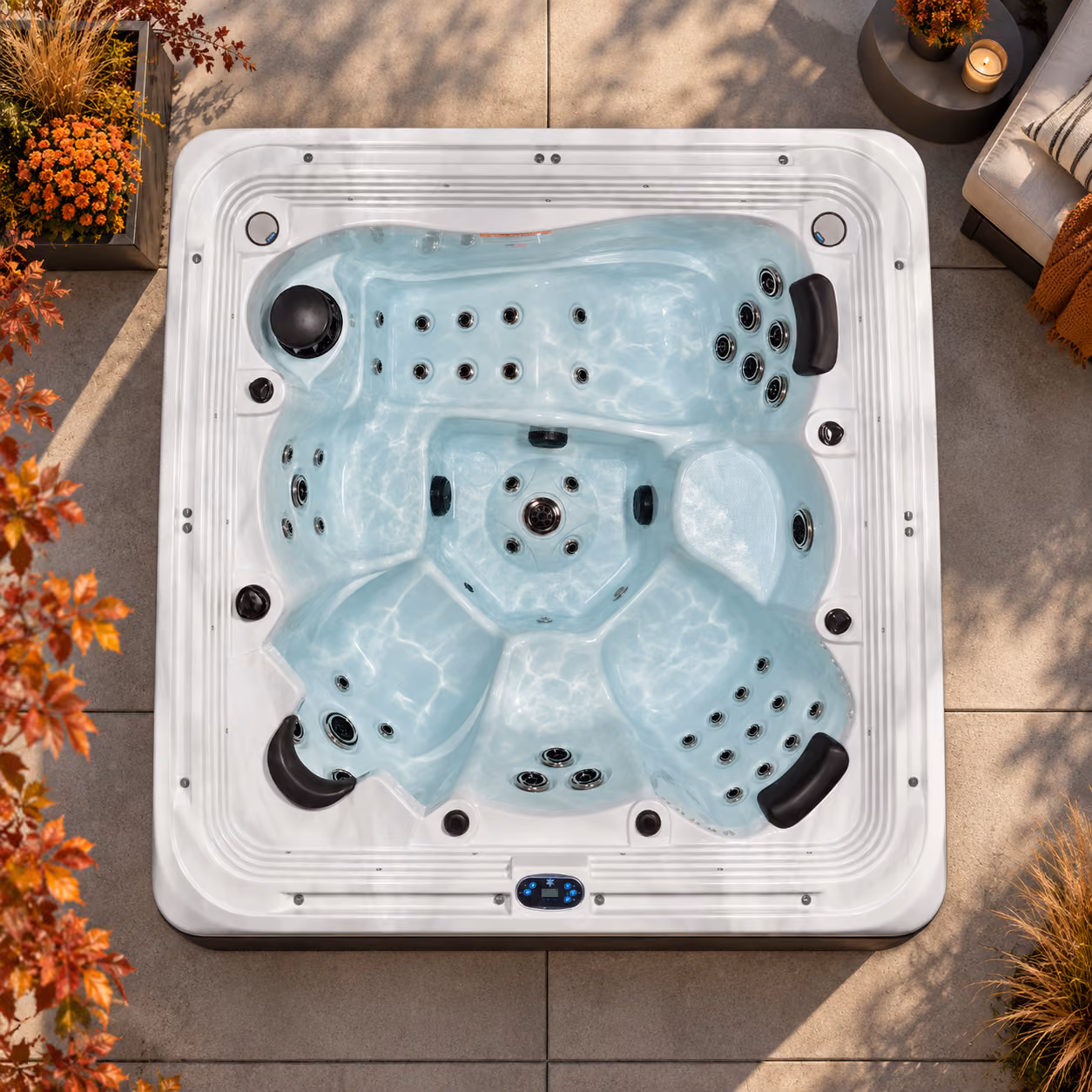 Dr. Wellness G-10K Spa, top view