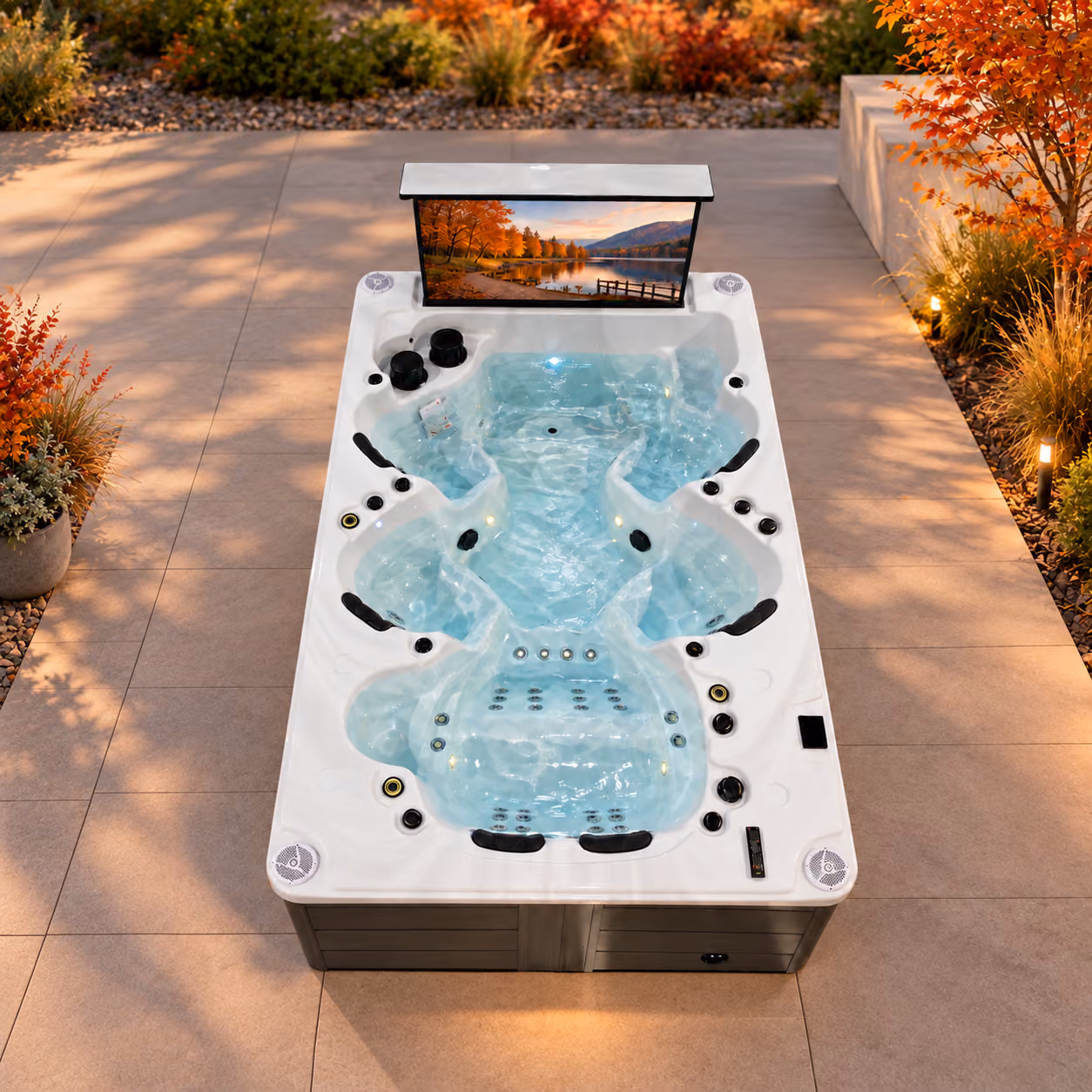 Theater 360 Spa, top view