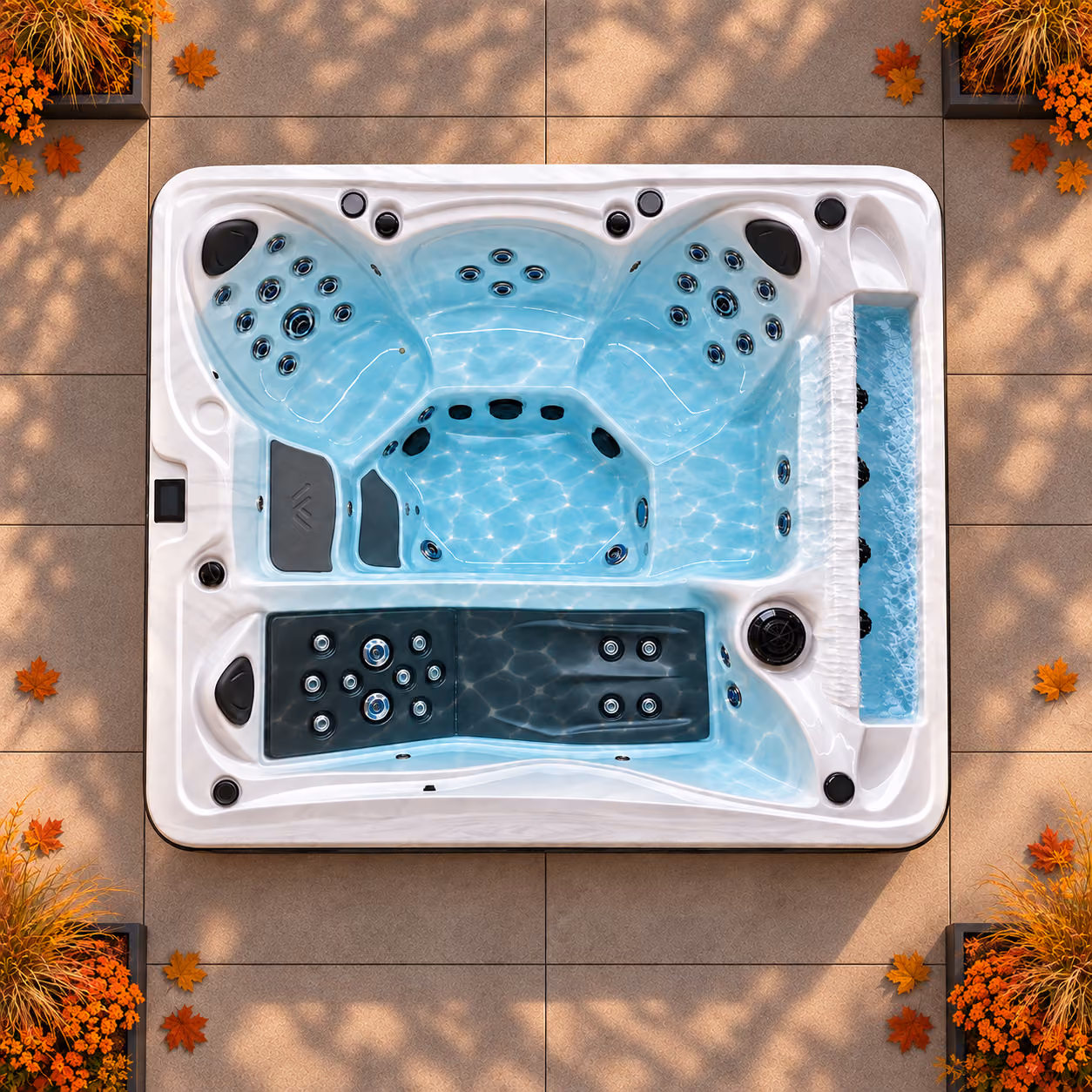 Whisper Harmony Spa, top view